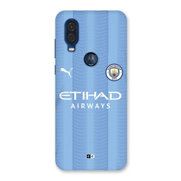Manchester Etihad Jersey Back Case for Motorola One Vision