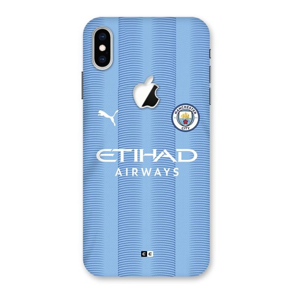 Manchester Etihad Jersey Back Case for iPhone XS Max Apple Cut