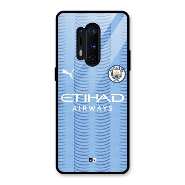 Manchester Etihad Jersey Glass Back Case for OnePlus 8 Pro
