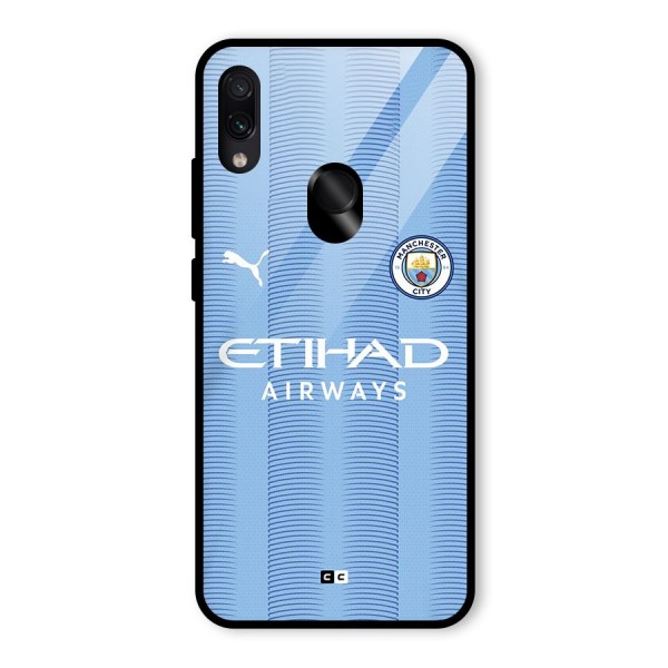 Manchester Etihad Jersey Glass Back Case for Redmi Note 7S