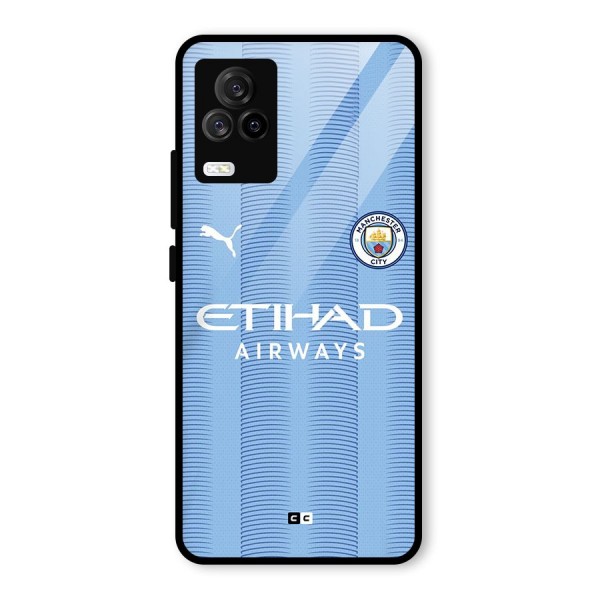 Manchester Etihad Jersey Glass Back Case for Vivo iQOO 7 Legend 5G