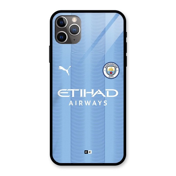 Manchester Etihad Jersey Glass Back Case for iPhone 11 Pro Max
