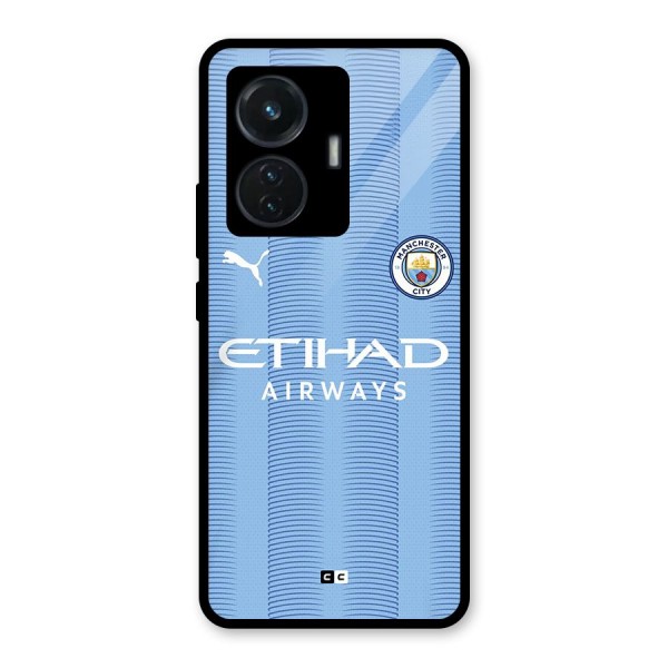 Manchester Etihad Jersey Glass Back Case for iQOO Z6 44W