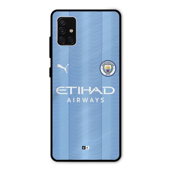 Manchester Etihad Jersey Metal Back Case for Galaxy A51