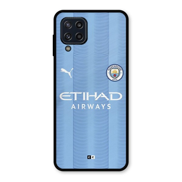 Manchester Etihad Jersey Metal Back Case for Galaxy M32