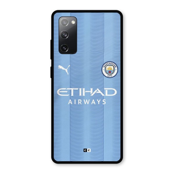 Manchester Etihad Jersey Metal Back Case for Galaxy S20 FE 5G