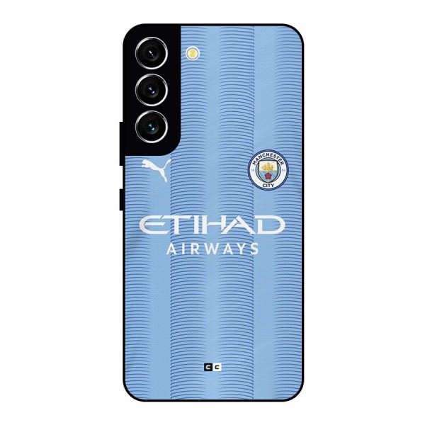Manchester Etihad Jersey Metal Back Case for Galaxy S22 5G
