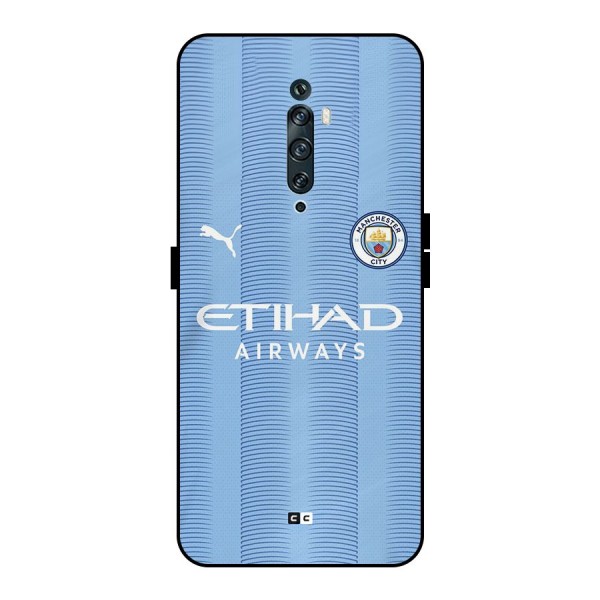 Manchester Etihad Jersey Metal Back Case for Oppo Reno2 Z