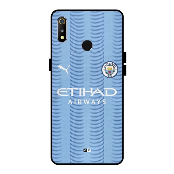 Manchester Etihad Jersey Metal Back Case for Realme 3i