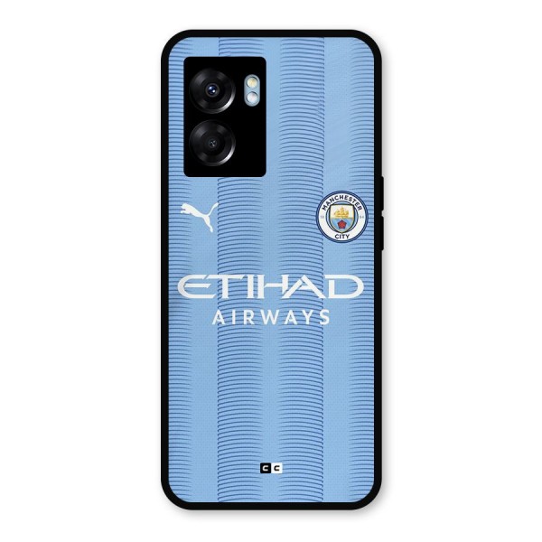 Manchester Etihad Jersey Metal Back Case for Realme Narzo 50 5G