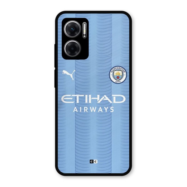 Manchester Etihad Jersey Metal Back Case for Redmi 11 Prime 5G
