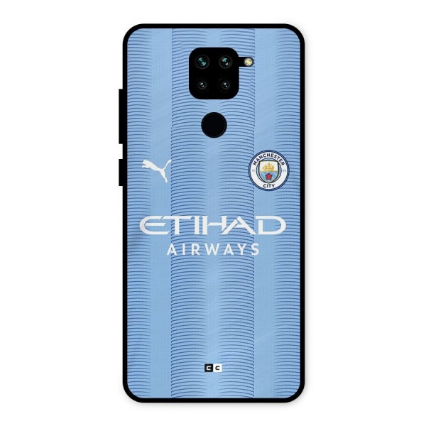 Manchester Etihad Jersey Metal Back Case for Redmi Note 9