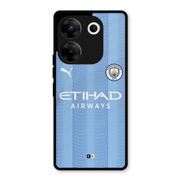 Manchester Etihad Jersey Metal Back Case for Tecno Camon 20