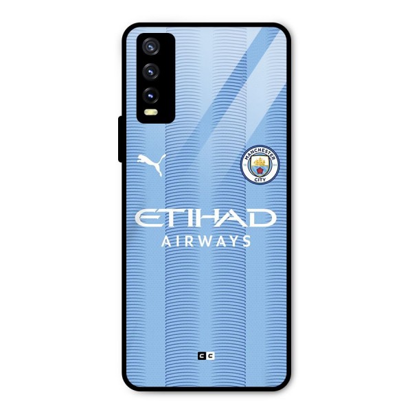 Manchester Etihad Jersey Metal Back Case for Vivo Y20i