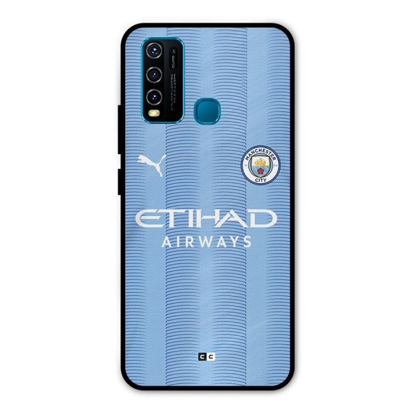 Manchester Etihad Jersey Metal Back Case for Vivo Y50