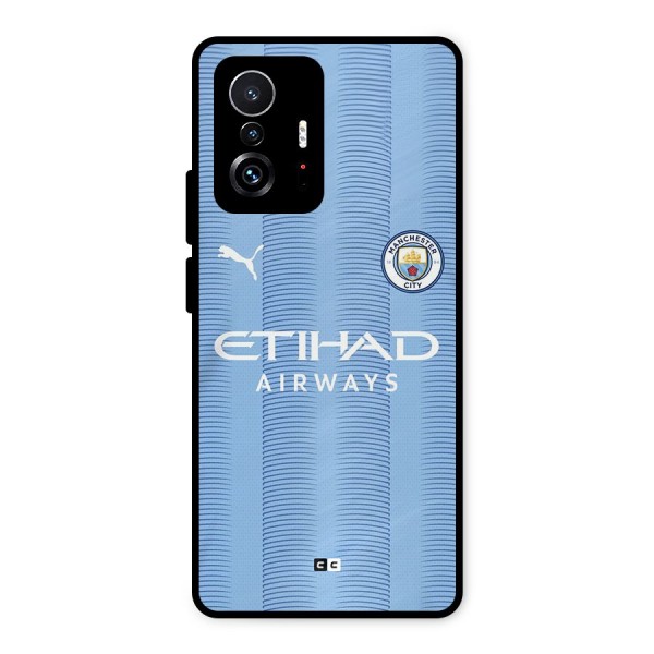 Manchester Etihad Jersey Metal Back Case for Xiaomi 11T Pro