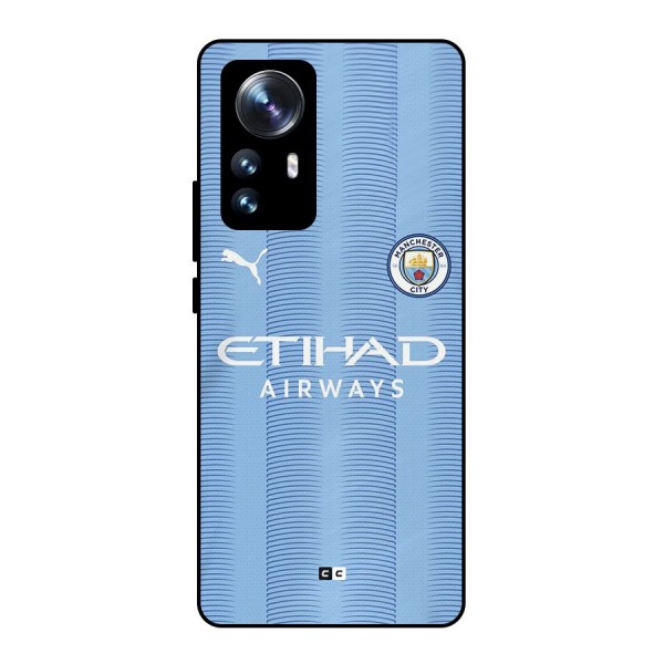 Manchester Etihad Jersey Metal Back Case for Xiaomi 12 Pro