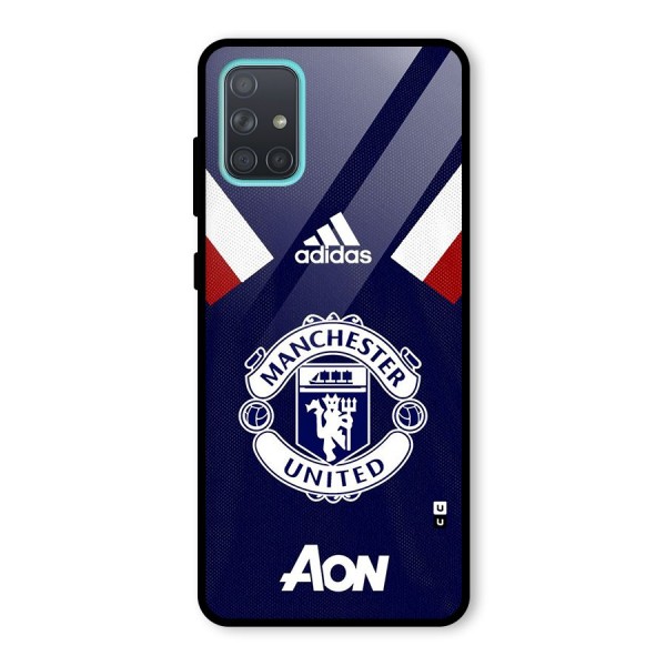 Manchester Jersy Glass Back Case for Galaxy A71