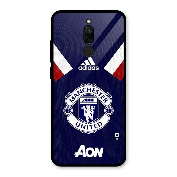 Manchester Jersy Glass Back Case for Redmi 8