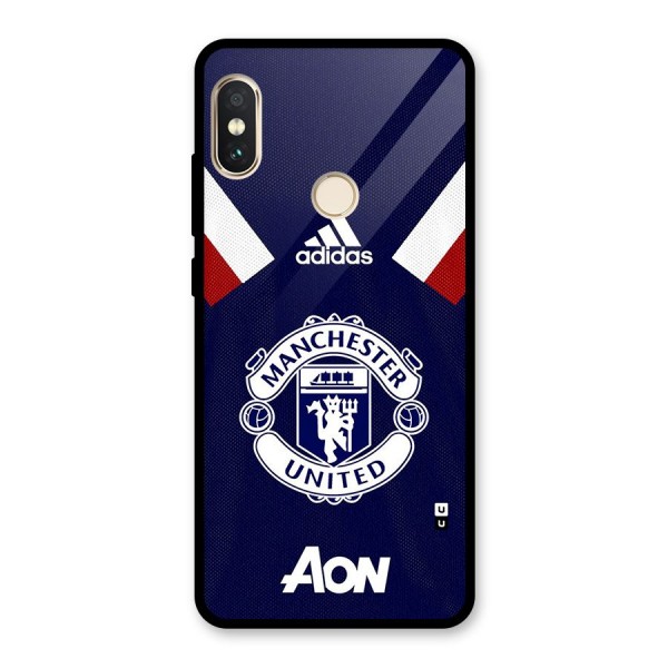 Manchester Jersy Glass Back Case for Redmi Note 5 Pro