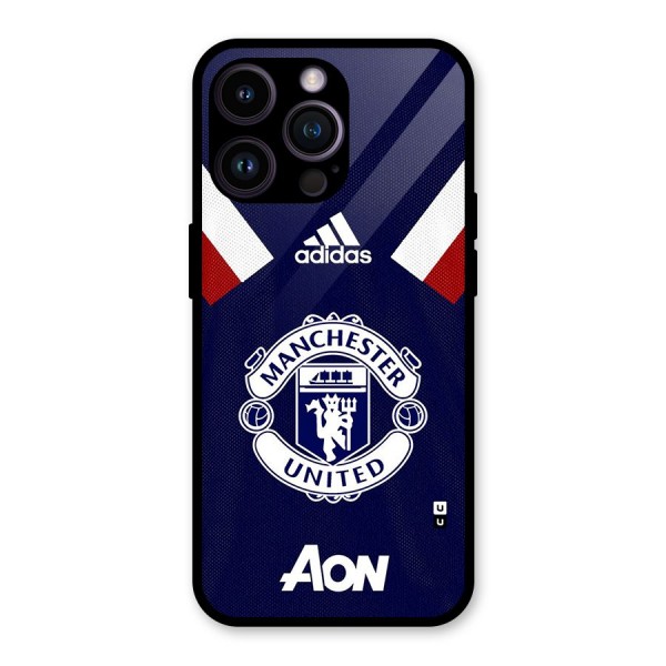 Manchester Jersy Glass Back Case for iPhone 14 Pro Max