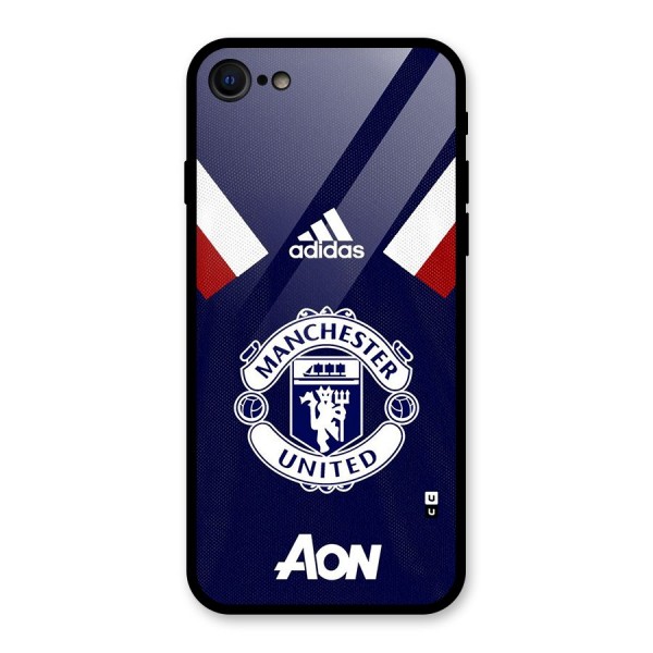 Manchester Jersy Glass Back Case for iPhone 8