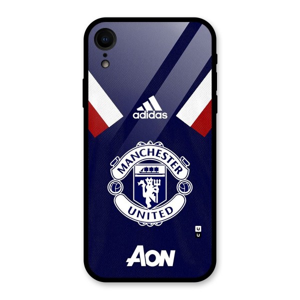 Manchester Jersy Glass Back Case for iPhone XR
