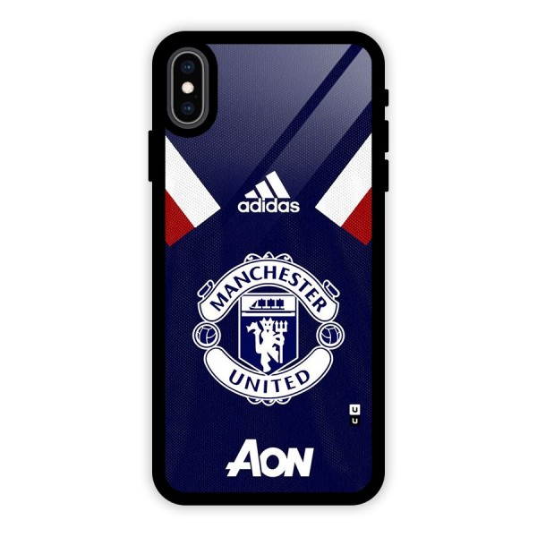 Manchester Jersy Glass Back Case for iPhone XS Max