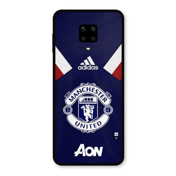Manchester Jersy Metal Back Case for Redmi Note 9 Pro Max