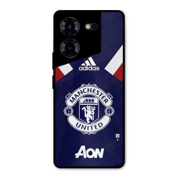 Manchester Jersy Metal Back Case for Tecno Pova 5 Pro 5G