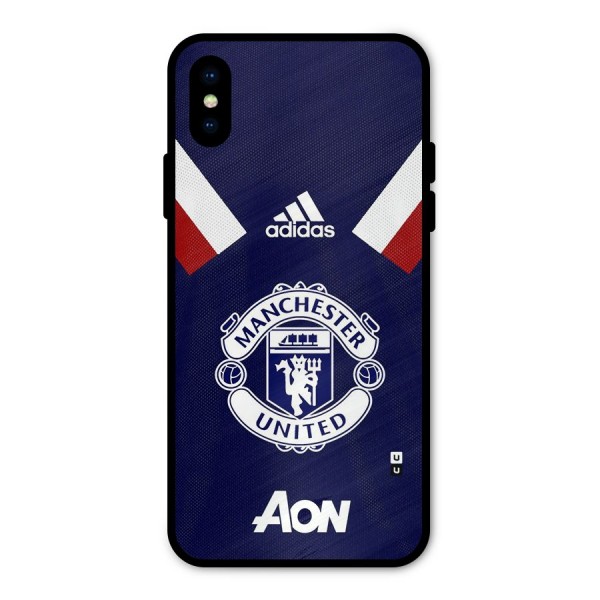 Manchester Jersy Metal Back Case for iPhone X