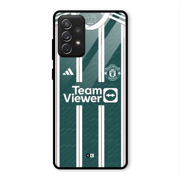 Manchester Team jersey Glass Back Case for Galaxy A72