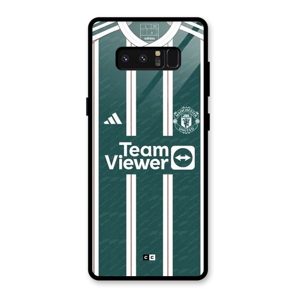 Manchester Team jersey Glass Back Case for Galaxy Note 8