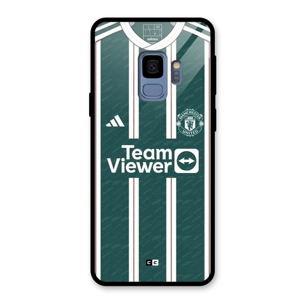 Manchester Team jersey Glass Back Case for Galaxy S9