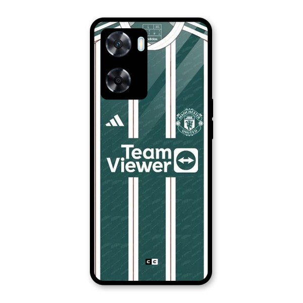 Manchester Team jersey Glass Back Case for Oppo A77