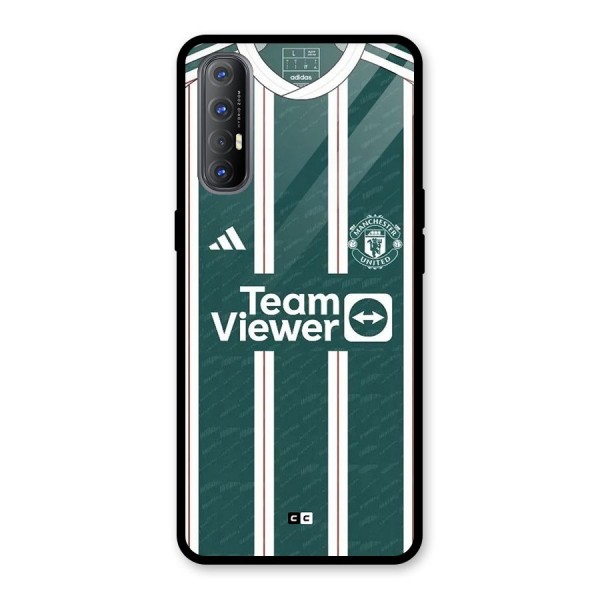 Manchester Team jersey Glass Back Case for Oppo Reno3 Pro
