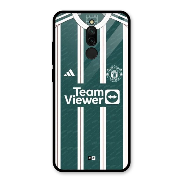 Manchester Team jersey Glass Back Case for Redmi 8