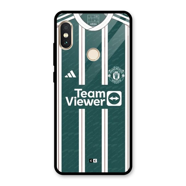 Manchester Team jersey Glass Back Case for Redmi Note 5 Pro