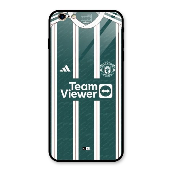 Manchester Team jersey Glass Back Case for iPhone 6 Plus 6S Plus