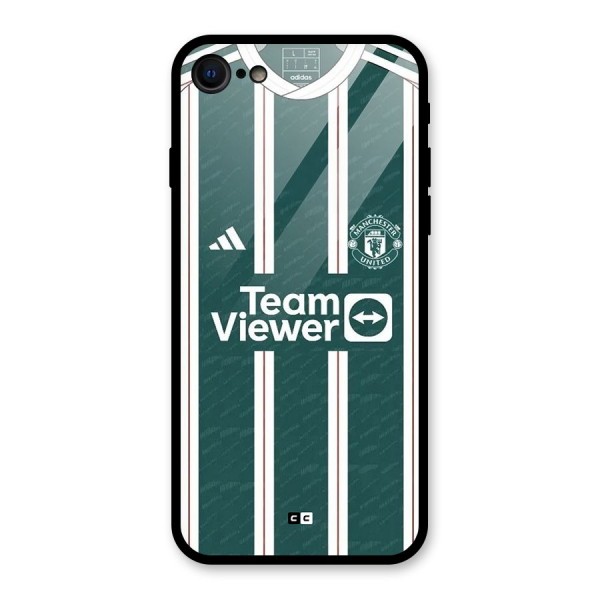 Manchester Team jersey Glass Back Case for iPhone 8