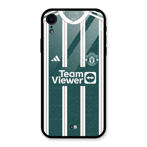 Manchester Team jersey Glass Back Case for iPhone XR