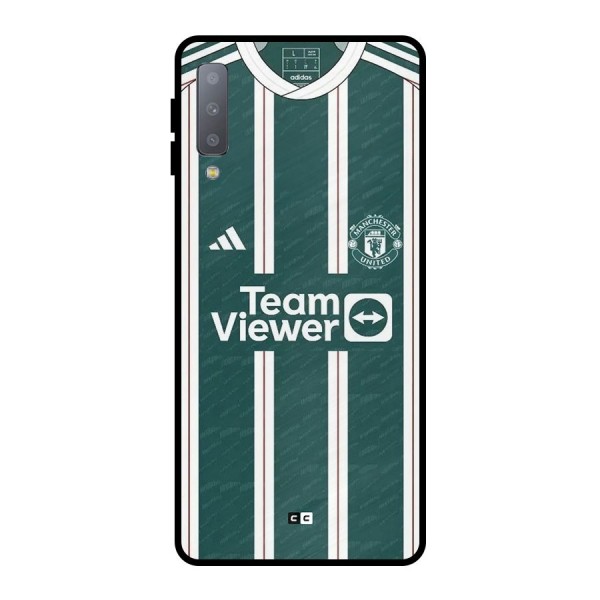 Manchester Team jersey Metal Back Case for Galaxy A7 (2018)