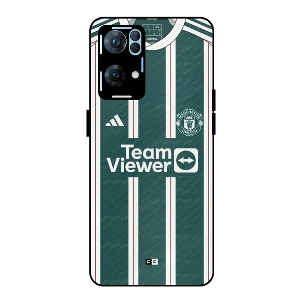 Manchester Team jersey Metal Back Case for Oppo Reno7 Pro 5G