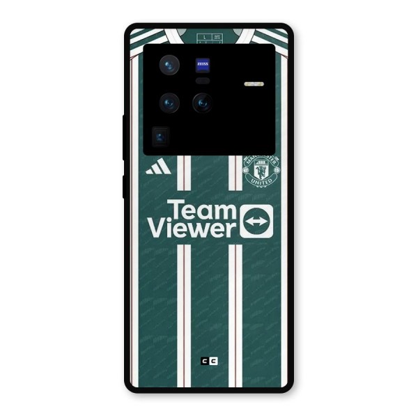 Manchester Team jersey Metal Back Case for Vivo X80 Pro