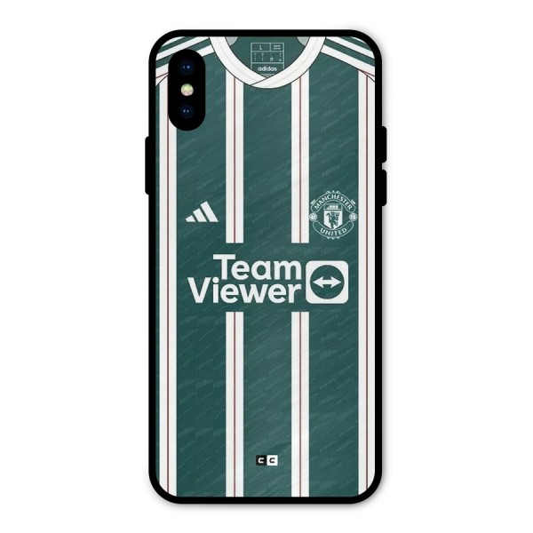 Manchester Team jersey Metal Back Case for iPhone X