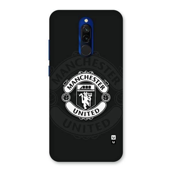 Manchester United Glass Back Case for Redmi 8
