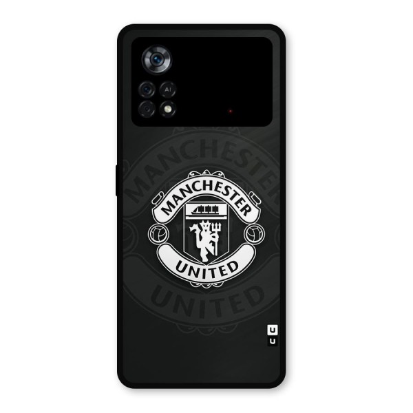 Manchester United Metal Back Case for Poco X4 Pro 5G