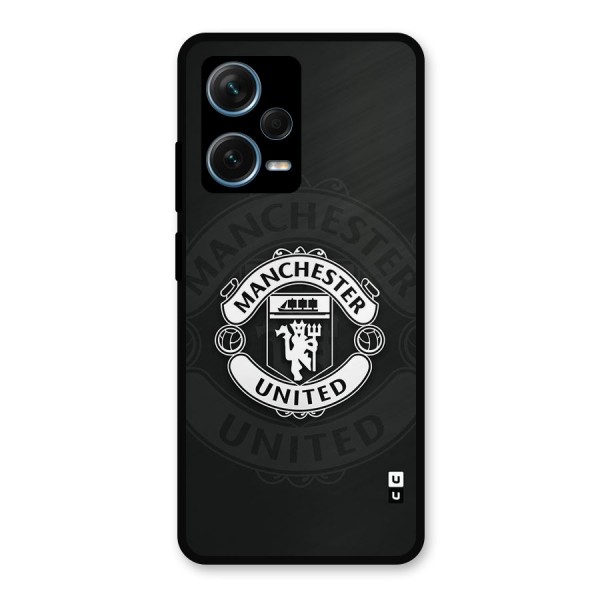 Manchester United Metal Back Case for Redmi Note 12 Pro Plus 5G