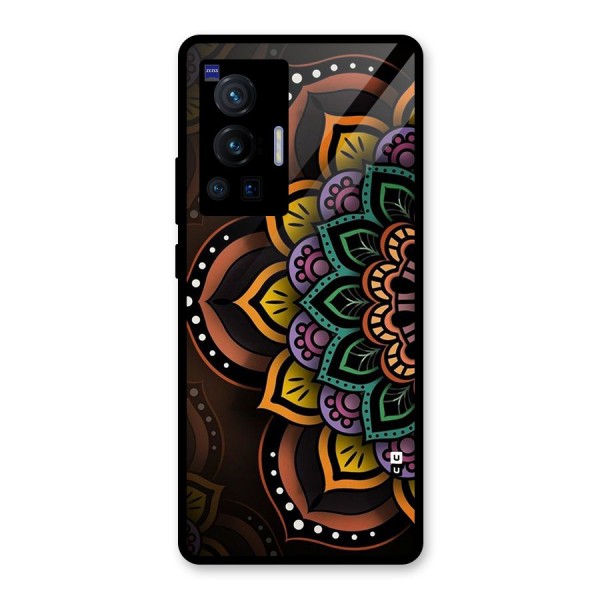 Mandala Artist Glass Back Case for Vivo X70 Pro