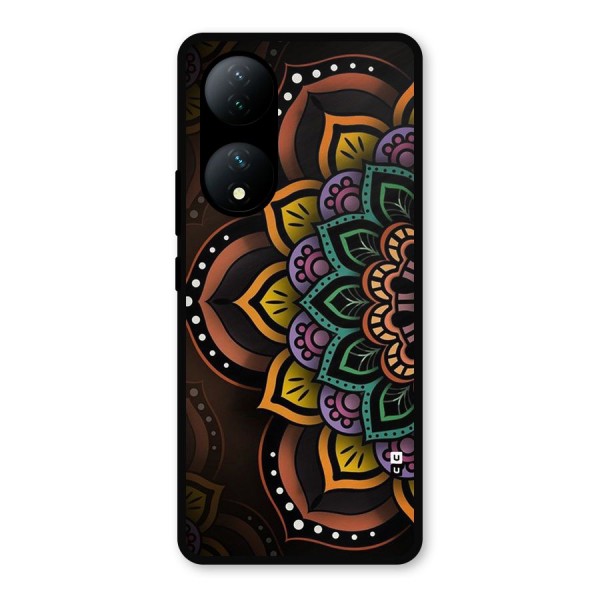 Mandala Artist Metal Back Case for Vivo Y100